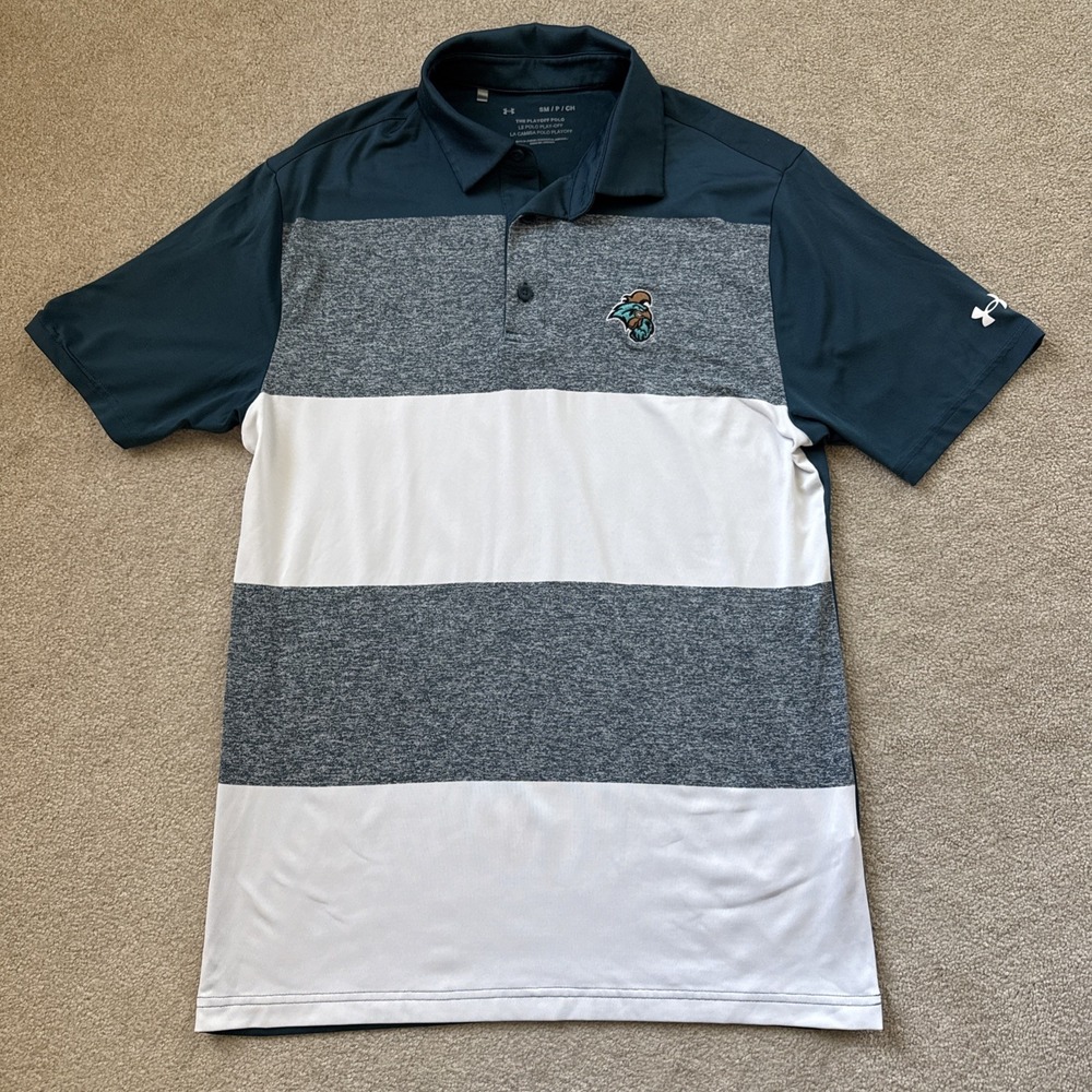 Coastal Carolina Chanticleers Under Armour Playoff Polo Shirt Men's S Golf